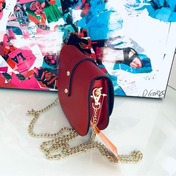 Vera Pelle Made in Italy Mini Chain Crossbody - Picture 4 of 5